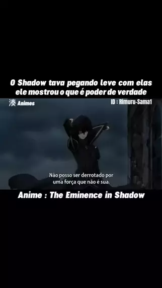 the eminence in shadow anime dublado